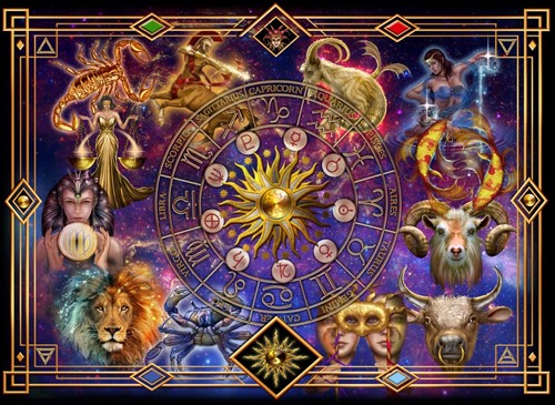 Bluebird Puzzle Zodiac Montage - 500 Teile