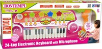 Bontempi Keyboard Spielzeug 24 Tasten mit Mikrofon Musikspaß