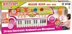 Bontempi Keyboard Spielzeug 24 Tasten mit Mikrofon Musikspaß