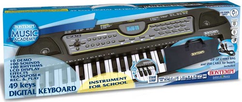 BONTEMPI DIGITAL KEYBOARD WITH 49 MIDI SIZE KEYS