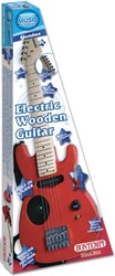 Bontempi elektrische Gitarre Holz rot - Spielzeuggitarre für Kinder
