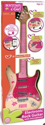 Bontempi elektronische Gitarre - Spielzeuggitarre mit Mikrofon und Schultergurt