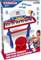 Bontempi Keyboard Spielzeug elektronisch mit 37 Tasten und Mikrofon