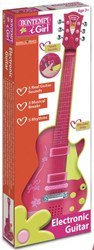 Bontempi elektronische Rockgitarre Spielzeug rosa für Kinder