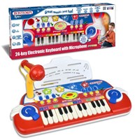 Bontempi Keyboard Spielzeug elektronisch Klavier 24 Tasten mehrfarbig