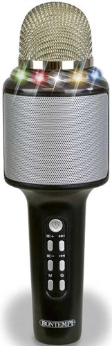 Bontempi Karaoke kabelloses Mikrofon mit Lichteffekten und Lautsprecher-2