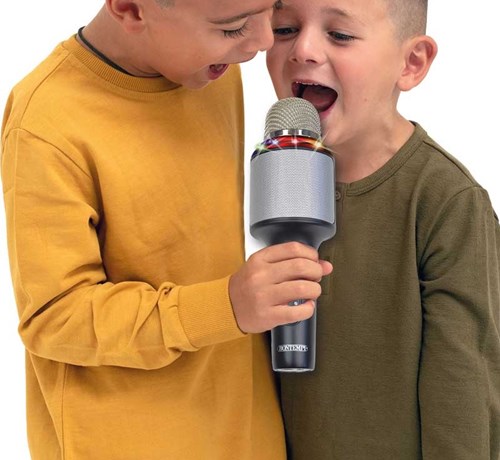 Bontempi Karaoke kabelloses Mikrofon mit Lichteffekten und Lautsprecher-3