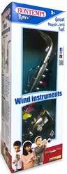 Bontempi Saxophon Spielzeug Musikinstrument Silber 8 Tasten Kinder