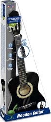 Bontempi Holz Gitarre schwarz - Spielzeuggitarre für Kinder - Musik