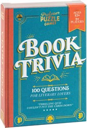 Professor Puzzle Quizspiel Bücher - Buchtrivia Kartenspiel 50 Karten