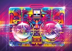 Yazz Boombox - 1000 Teile