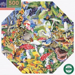 eeBoo Puzzle giftige Pilze 500 Teile achteckig Karton FSC
