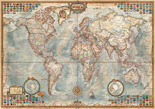 Educa-Weltkarte (1500)
