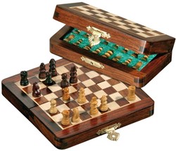 Philos Reis Chess Cassette Mini Feld 12 mm, Königshöhe 20 mm magnetisch