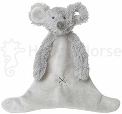Happy Horse Schmusetuch Maus Mindy - grau - 23 cm Baby Geschenk