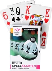 Speelkaarten Senior Extra grote tekens - Kaartspel