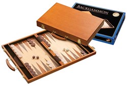 Philos Backgammon Koffer Holz Brettspiel Ithaka 45x29,5cm