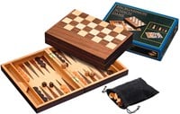 Philos Schach/Backgammon Kassette Feld 32 mm, Königshöhe 65 mm