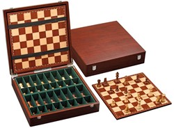 Philos Reiseschachkassette Feld 45 mm, Königshöhe 78 mm