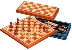 Philos Schachkassette Belgrad Feld 40 mm, Königshöhe 76 mm