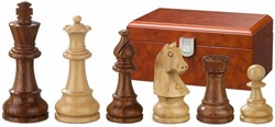 Philos 2062 - Schachfiguren Sigismund, Königshöhe 70 mm, gewichtet, in Figurenbox
