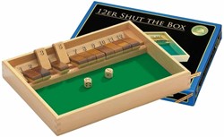 Philos 3120 - Shut The Box 12er, Würfelspiel, Klappenspiel