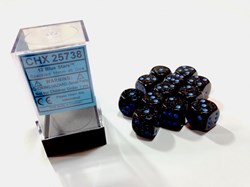 Chessex Chessex Blaue Sterne Gesprenkelt D6 16mm Würfel Set 12 Stück