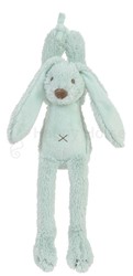 Happy Horse Musik-Kuscheltier Hase Richie ozeanblau - Lagoon grün - Baby Geschenk
