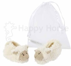Happy Horse Lammy Babyschuhe - weiß - Plüsch - 10 cm - Baby Geschenk