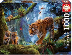 Educa Puzzle Tiger im Baum - 1000 Teile