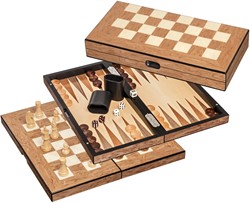 Philos Schach-/Dame-/Backgammon-Kassettenfeld 40 mm, Königshöhe 76 mm