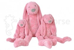 Glückliches Pferd Kuscheltier dunkelrosa Kaninchen Richie groß
