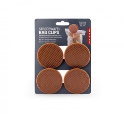 Kikkerland Verschlussclip Stroopwafel (4 Stück)