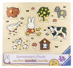 Ravensburger Holzpuzzle Miffy Bauernhof 8 Teile Kinderpuzzle