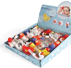 Kikkerland Display-Vogelpfeifen (24 Stück)