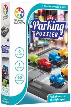 Smart Games Puzzle-Spiel Parking Puzzler - 60 Herausforderungen - Lernspielzeug