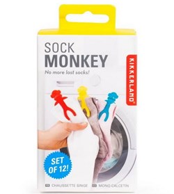 Kikkerland Sock Monkeys (12 Stück)