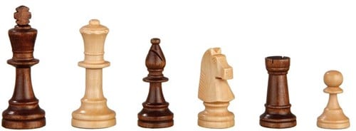 Philos Heinrich VIII Schachfiguren König Höhe 97 mm
