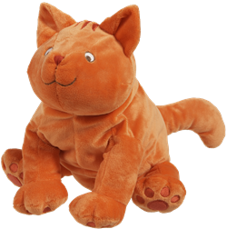 Happy Horse Kuscheltier Dikkie Dik 30cm - orange Plüschkatze - Baby Geschenk