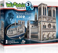 Wrebbit 3D Puzzle - Notre Dame - 830 Teile - Gebäude & Städte