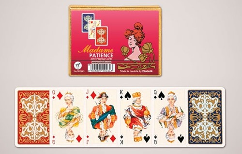 Piatnik Madame Patience Spielkarten – Doppeldecker