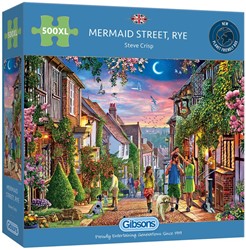 Boosterbox Puzzle Mermaid Street Rye 500XL Teile Landschaft