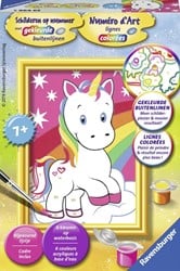 Schilderen op Nr - Schattige Eenhoorn New 2019 Num?ro d'Art - Adorable Licorne
