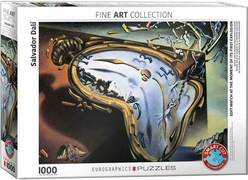 Eurographics puzzle Dali: Weiche Uhr im Moment ihrer ersten Explosion - 1000 Teile