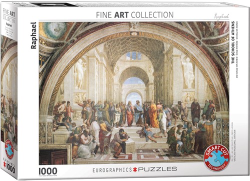 Eurographics puzzle Raphaël: Die Schule von Athen - 1000 Teile