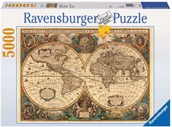 Ravensburger Historische Weltkarte, Henricus (Hendrick) Hondius 1630