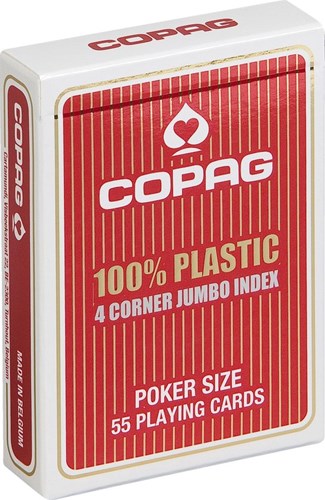 Copag Jumbo Gesicht 4 Index TBX Rot