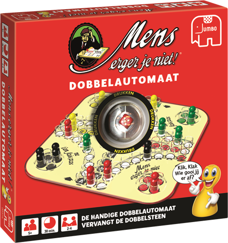 Mens Erger Je Niet Dice Machine Rennen-Brettspiel Kinder & Erwachsene