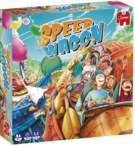 Jumbo Speedwagon Brettspiel Achterbahn bauen Strategiespiel