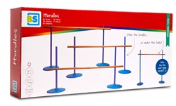 BS Toys Holzspielzeug Hürden und Limbo Set - Outdoor Spielzeug